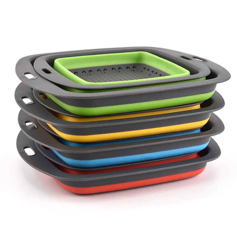 FOLDABLE VEGETABLE WASHING BASKET