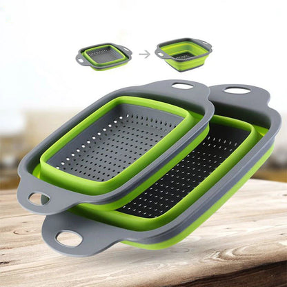 FOLDABLE VEGETABLE WASHING BASKET