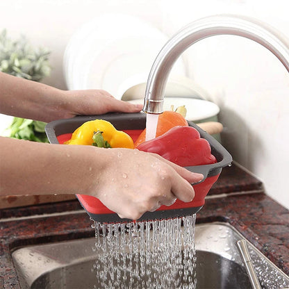 FOLDABLE VEGETABLE WASHING BASKET