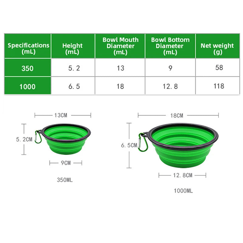 Portable Foldable Pet Bowl