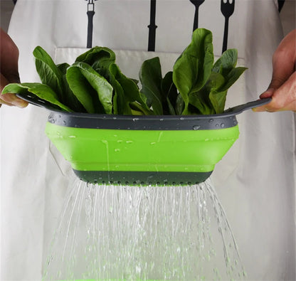 FOLDABLE VEGETABLE WASHING BASKET