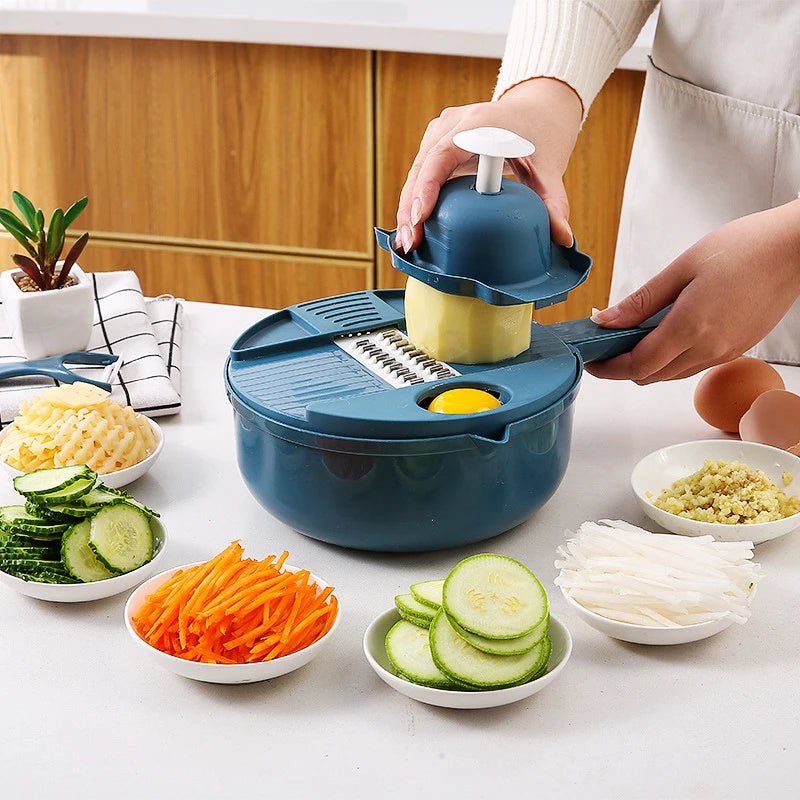 MULTI-FUNCTIONAL NINE-IN-ONE VEGETABLE CUTTER