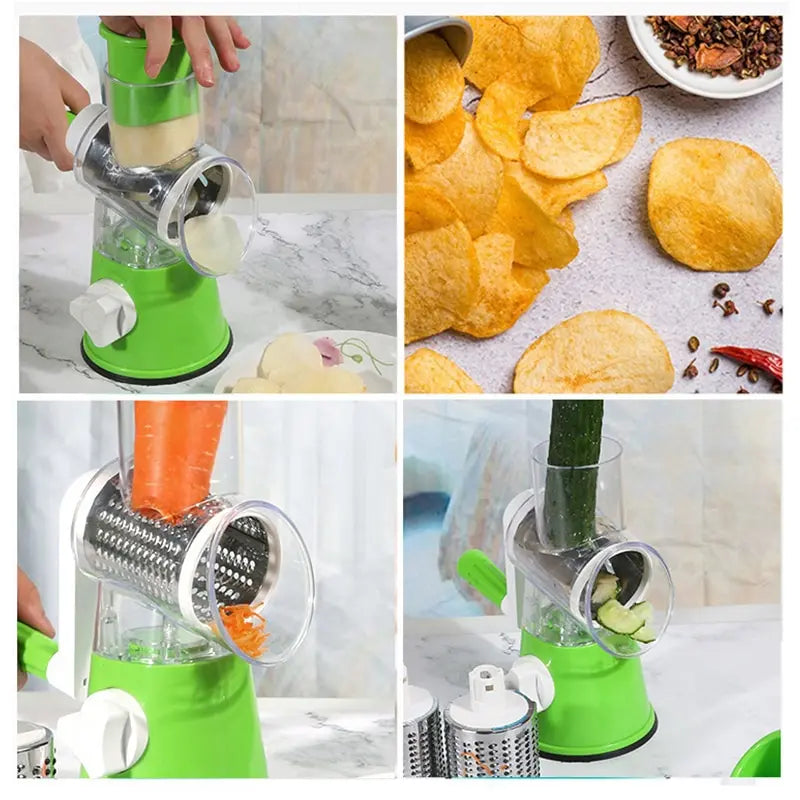 PORTABLE MANUAL VEGETABLE CUTTER SLICER