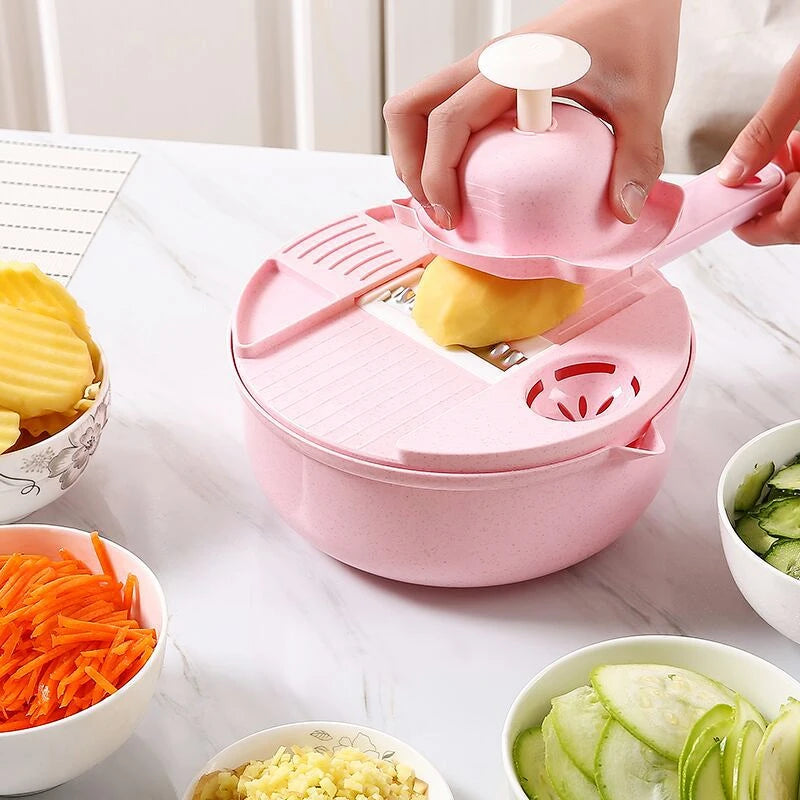 MULTI-FUNCTIONAL NINE-IN-ONE VEGETABLE CUTTER