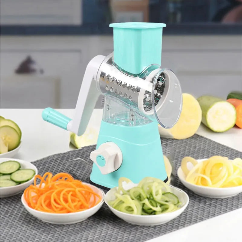 PORTABLE MANUAL VEGETABLE CUTTER SLICER